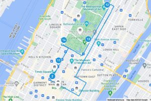Big Bus Tour New York Blue Route Map