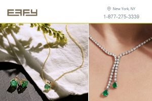 Emerald Pendant Necklace New York