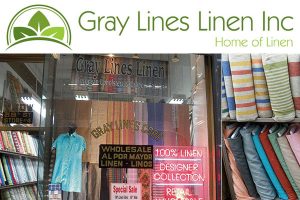 Gray Lines Linen