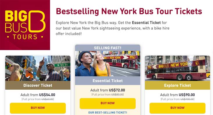 Big Bus Tours New York